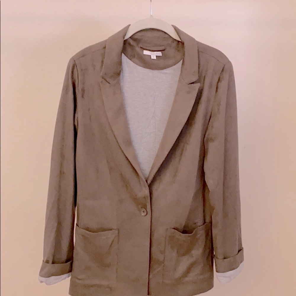 ASTARS Vegan Suede Blazer
